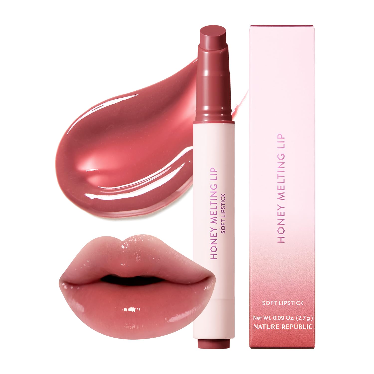 Honey Melting Lipstick – Glossy, Hydrating & Vibrant Color
