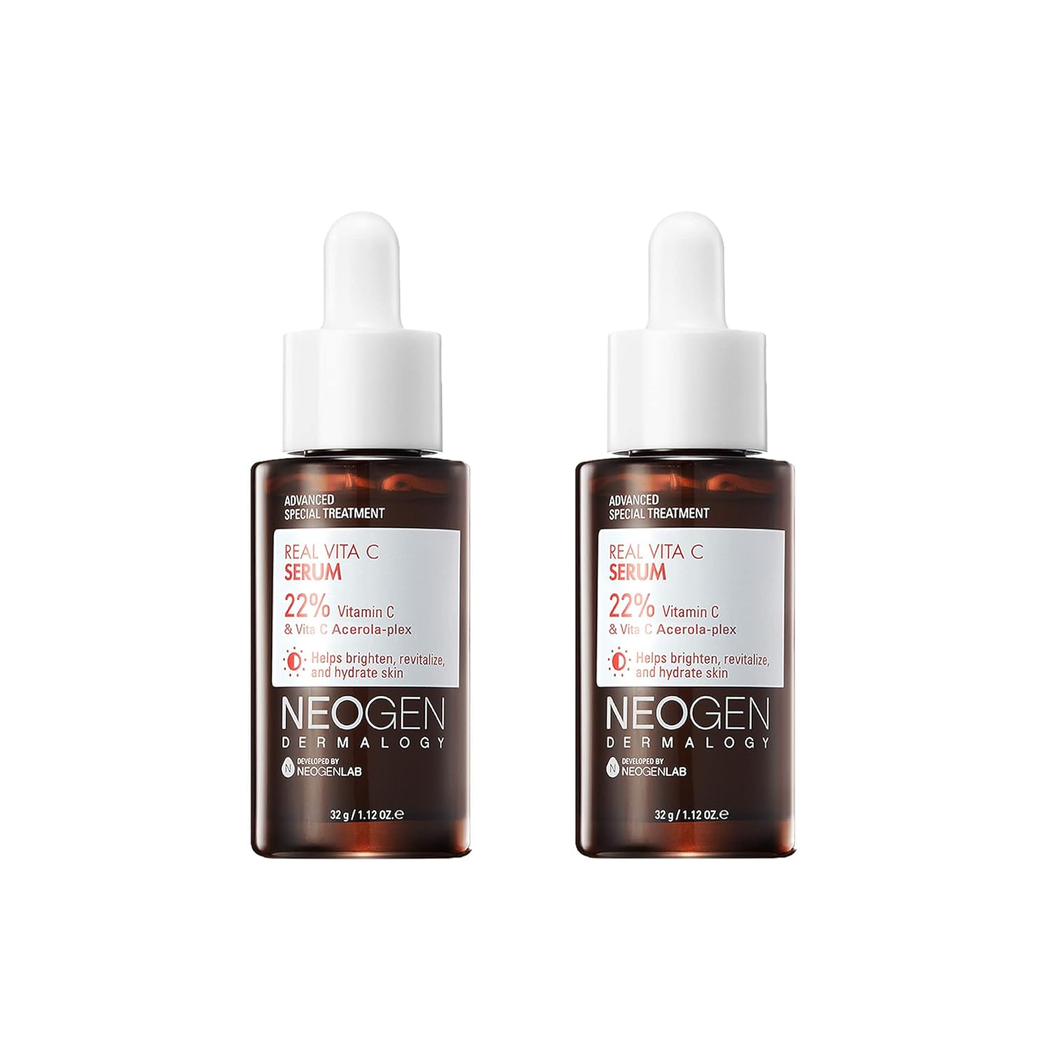 Neogen Dermalogy Real Serum Collection - Niacinamide, Vitamin C, Retinol, Bakuchiol, Panthenol, Peptide to Combat Acne, Pigmentation, Wrinkles, Dry Skin, Dullness - Korean Skin Care