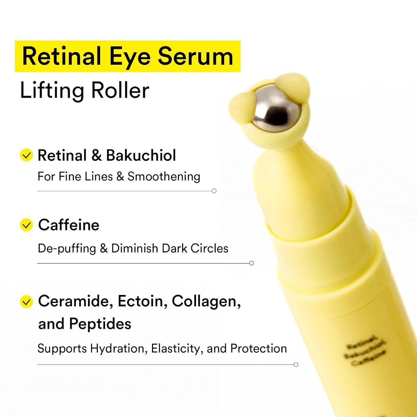 Retinal Eye Gel with Cooling Roller – Anti-Aging & Puffiness Care