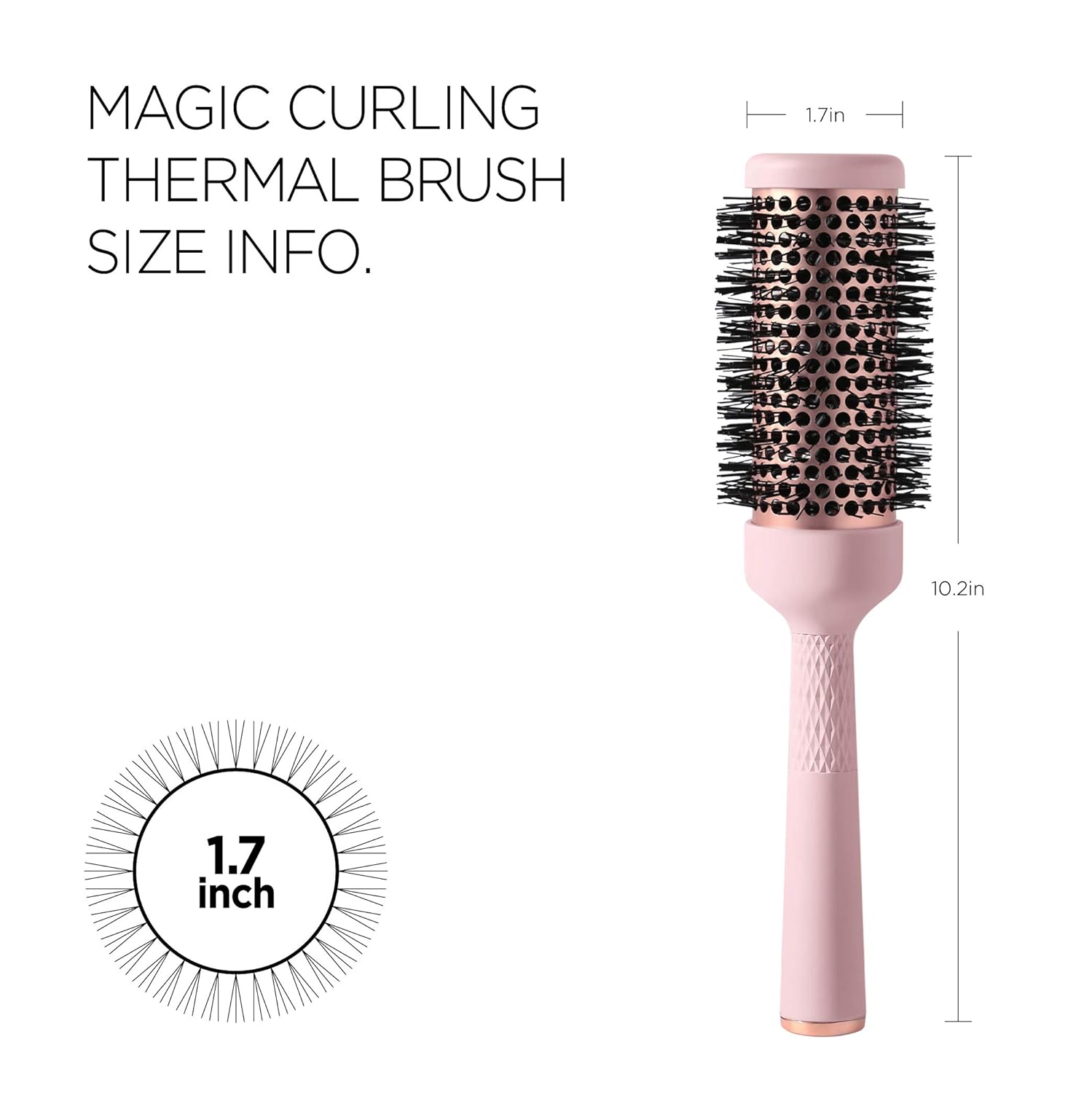 Magic Curling Thermal Brush - Ceramic Blowout with Even Heat