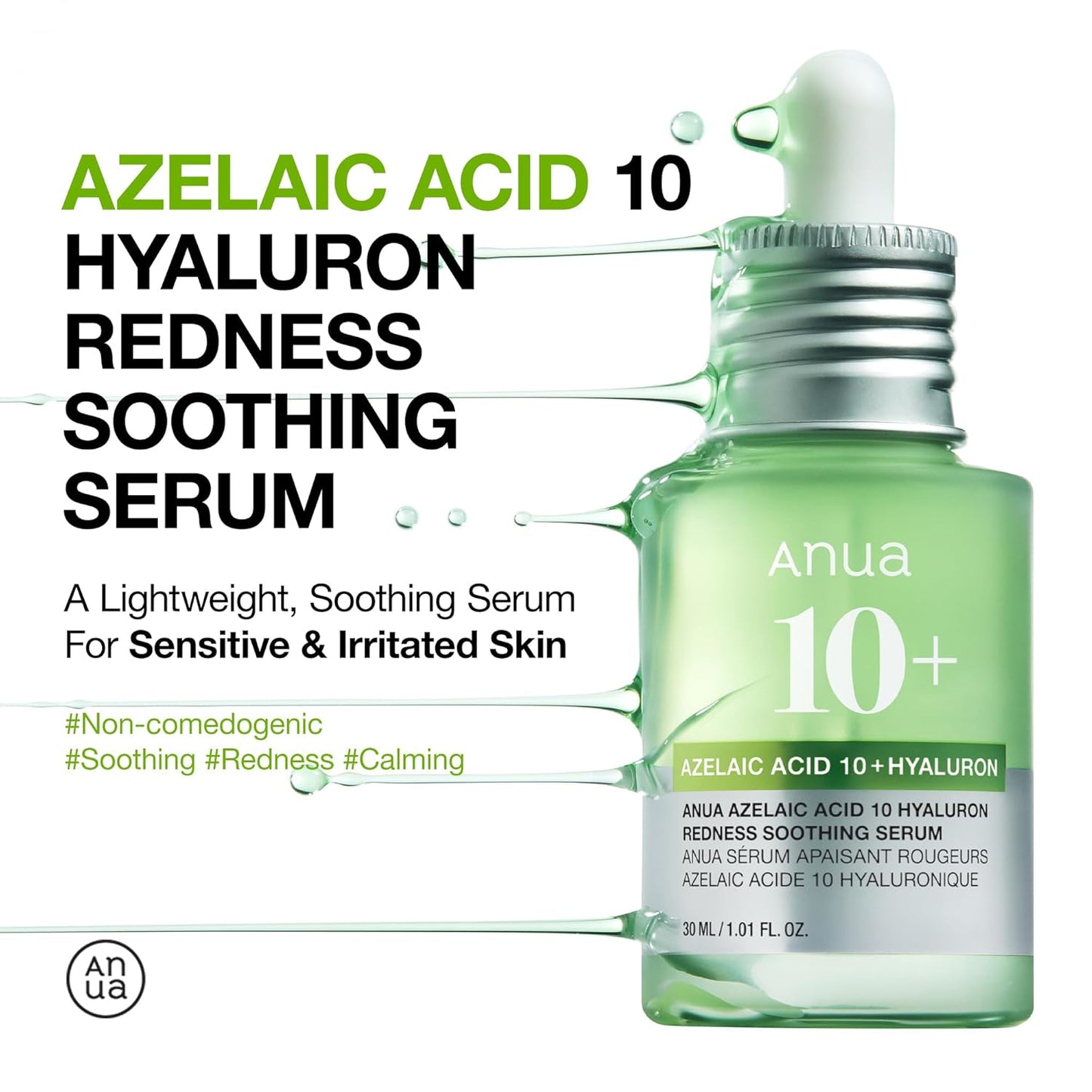 Azelaic Acid 10% Serum – Redness Soothing & Hydrating