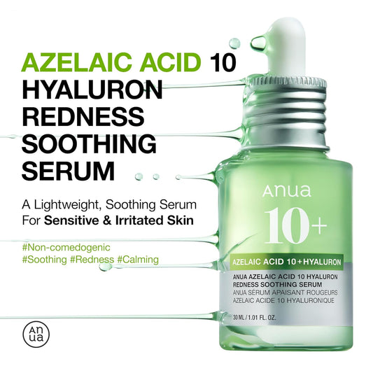 Azelaic Acid 10% Serum – Redness Soothing & Hydrating