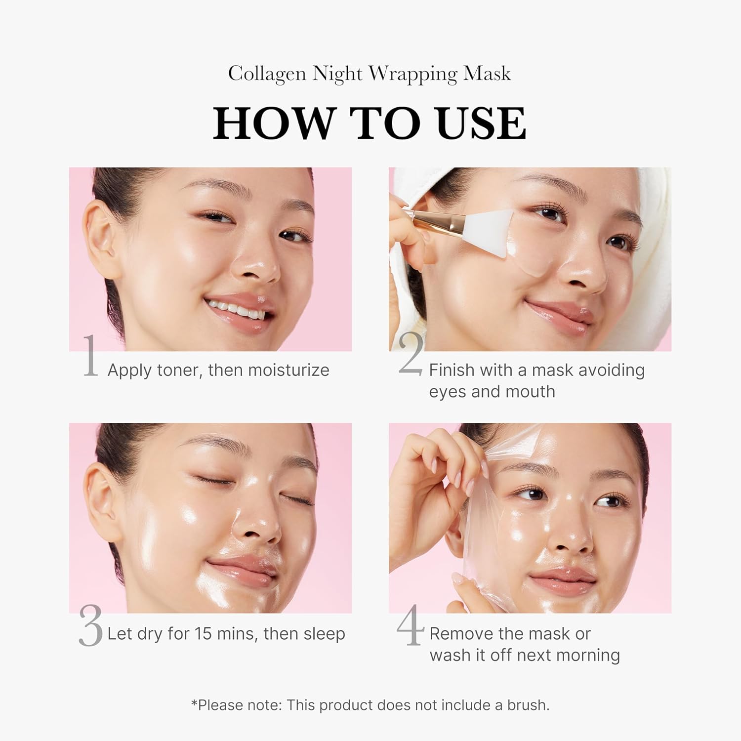 Collagen Night Wrapping Mask – Overnight Elasticity Booster
