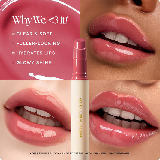 Honey Melting Lipstick – Glossy, Hydrating & Vibrant Color