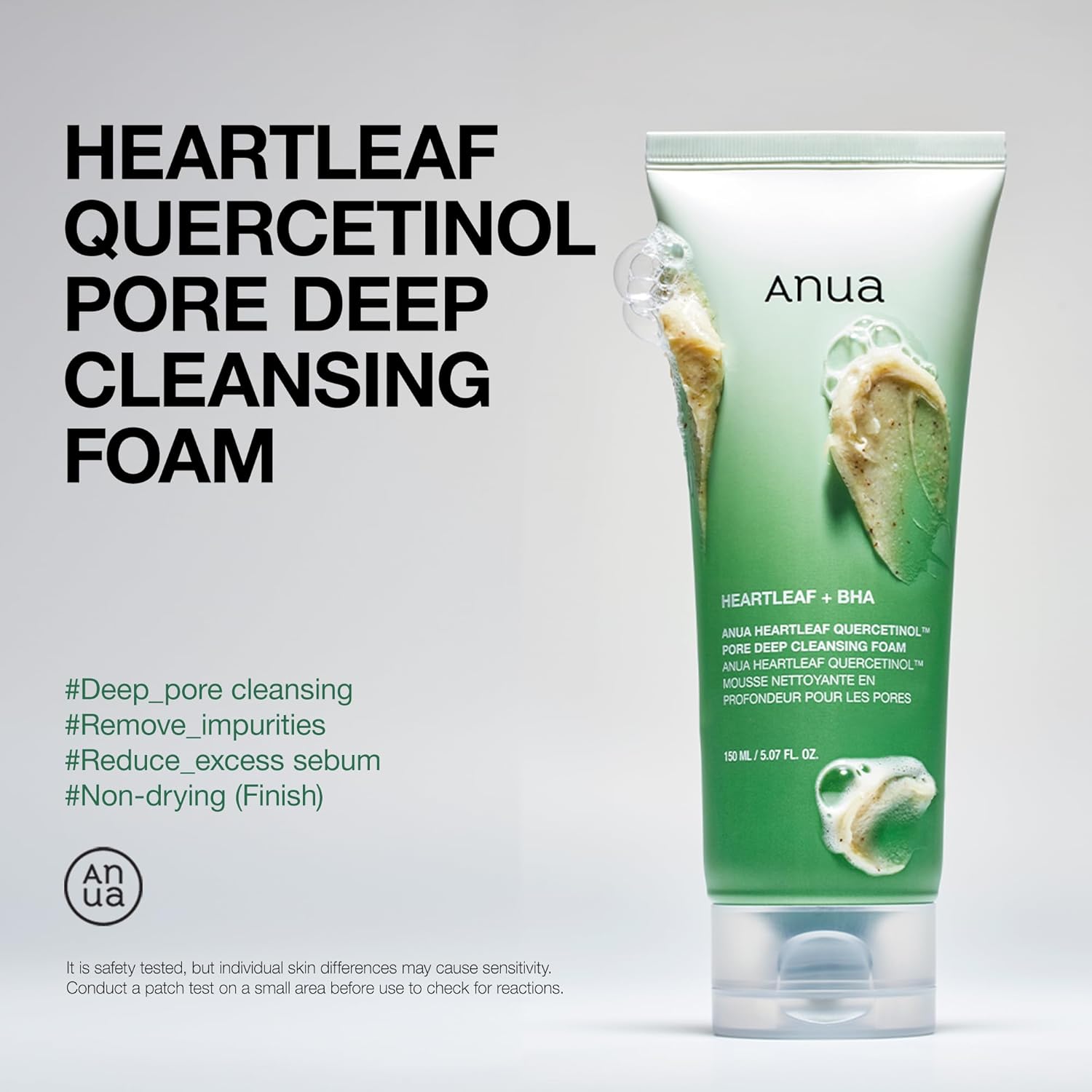Anua Heartleaf Quercetinol Pore Cleansing Foam