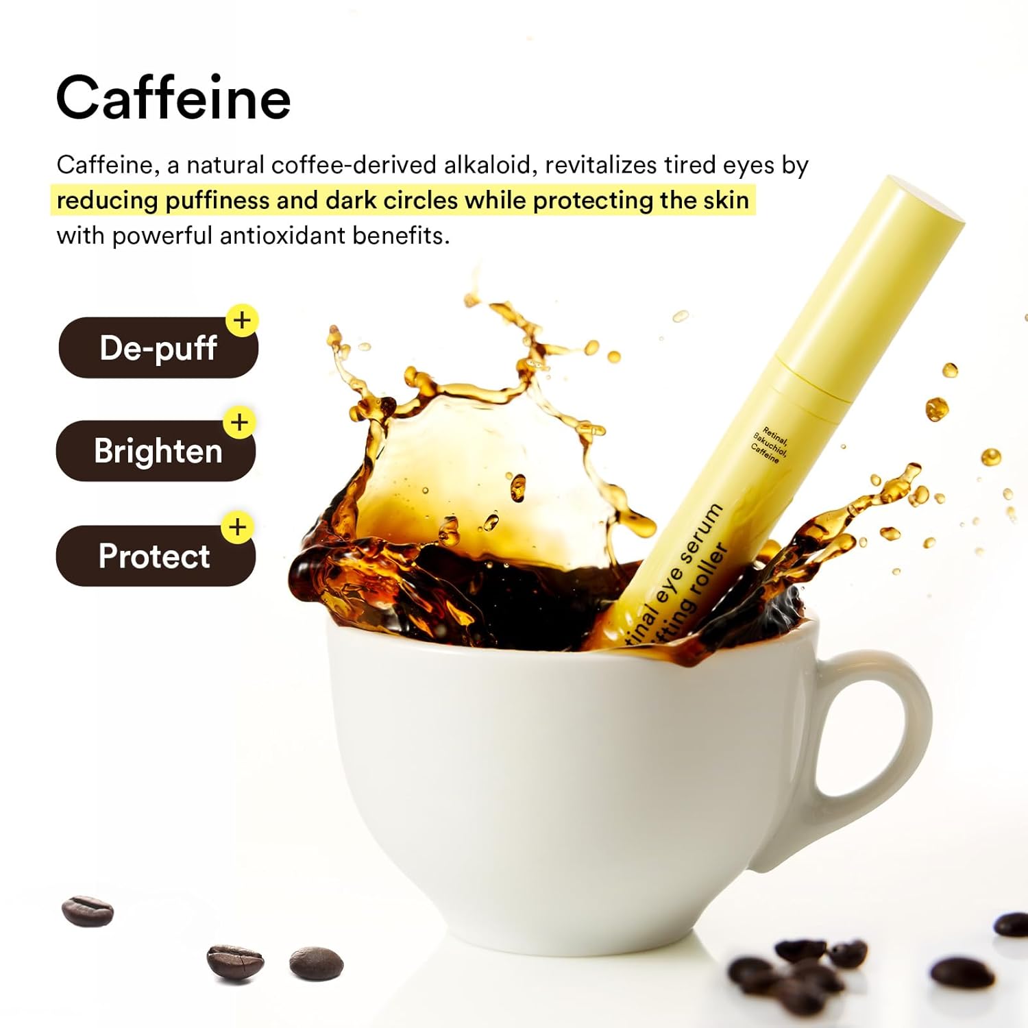 Retinal Eye Gel with Cooling Roller – Anti-Aging & Puffiness Care