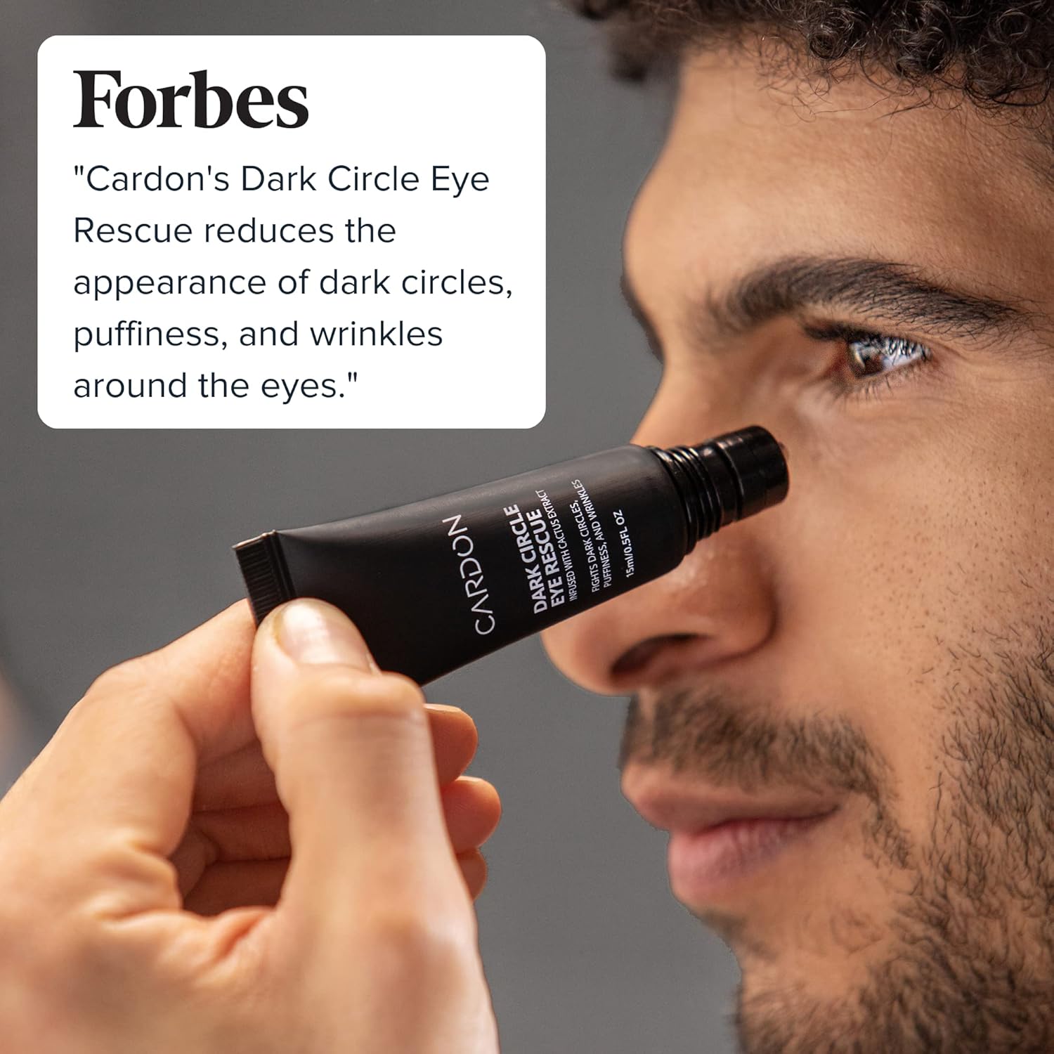 Cardon | Dark Circle Rescue for Men and Women | under Eye Roller Eye Stick Massager for Puffy Eyes, Dark Circles, Bags, Wrinkles | Made with Peptides, Niacinamide, Hyaluronic Acid