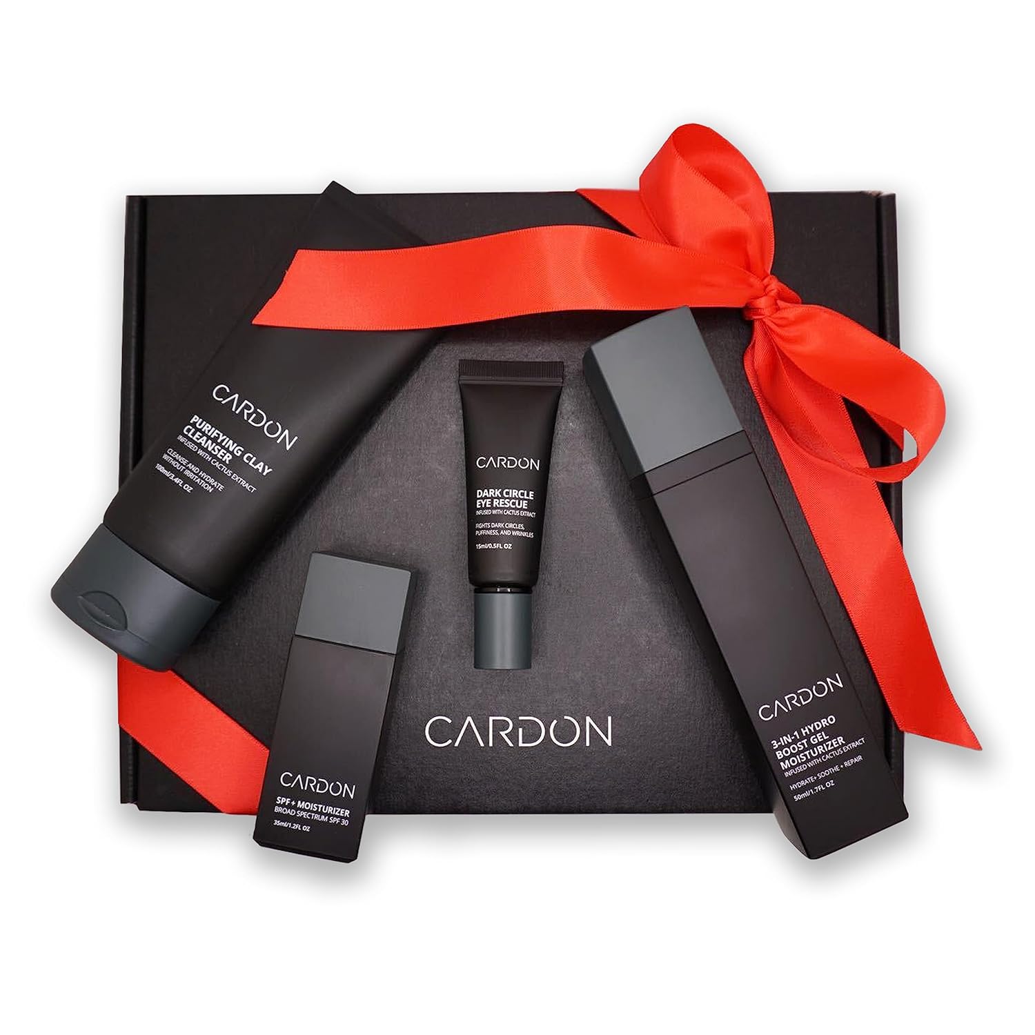 Cardon Men’s Skincare Set – Cleanse, Moisturize & Protect